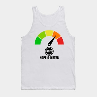 Meter Series - NOPE-O-METER 2 - Nope Icons - Gauge Level 4 - NOPE - 4A Tank Top